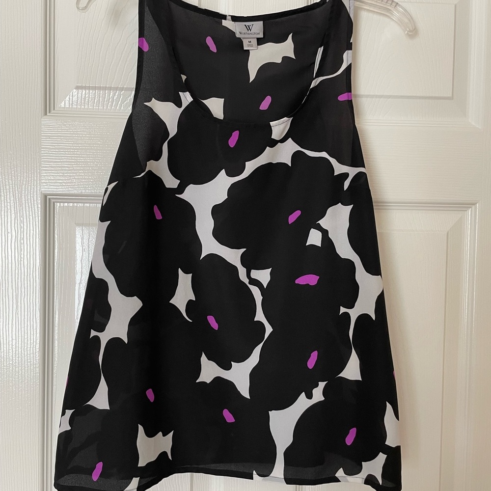 Sleeveless Top Sz M